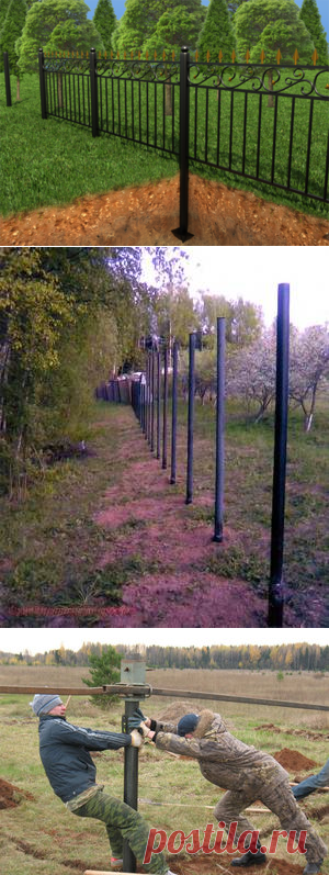 Винтовые сваи: определение, виды, модификации и размеры, обустройство забора