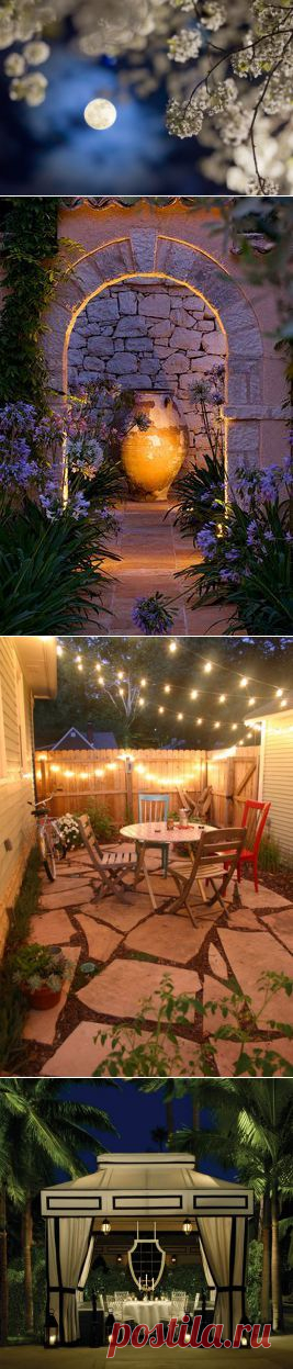 Вечерний сад - секреты романтики - A-Deco - Идеи дизайна
