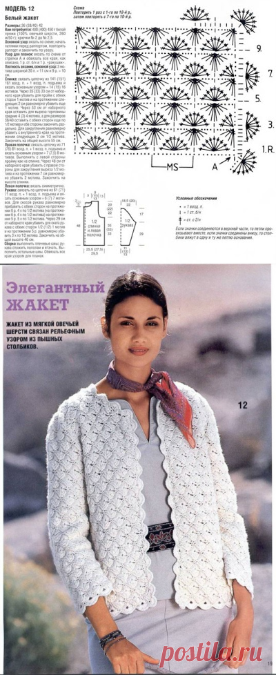 Irish crochet &: JACKET