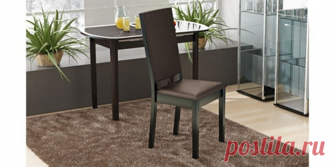 Купить Стул деревянный Дизаж вариант 2 (венге/коричневый) в Москве за 4 340 руб.