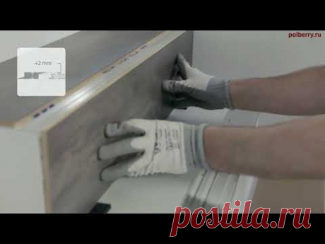Лестница из ламината Quick-Step при помощи порогов Incizo