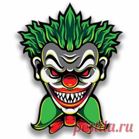Аватарка злой клоун. Эту и другие картинки и фото на аву высокого качества вы можете скачать на нашем сайте.