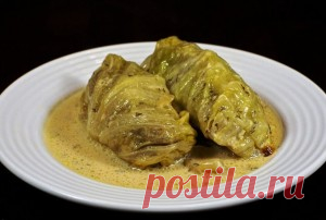 Голубцы мясные в сметанном соусе/Сайт с пошаговыми рецептами с фото для тех кто любит готовить