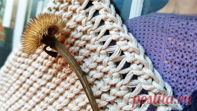 Оформляем край изделия спицами