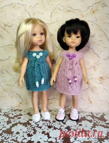 Вязаное платье для куклы Paola Reina купить в Приозерске | Хобби и отдых | Авито
