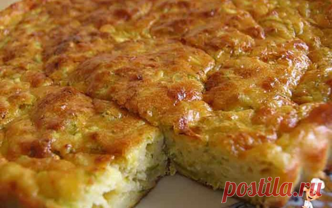 Вкусный пирог из кабачков | Готовим рецепты