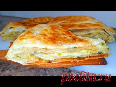 Нереальная ВКУСНАТА 😋 Завтрак за 10 минут! Ленивый Хачапури из Лаваша на сковороде