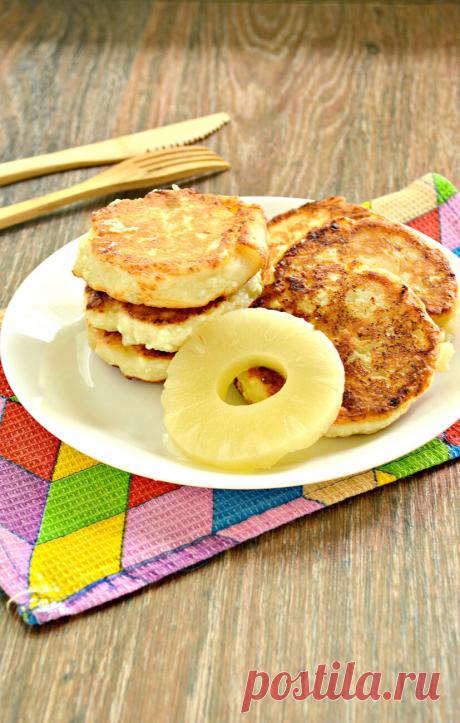 Сырники с ананасом рецепт с фото пошагово