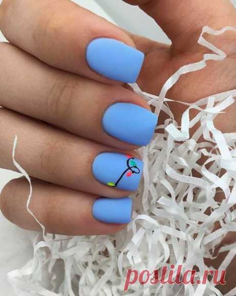 Название: Маникюр на Новый год 2022 [51 фото] — лучшие идеи, новинки, тенденции Найдено в Google. Источник: makeup.ru