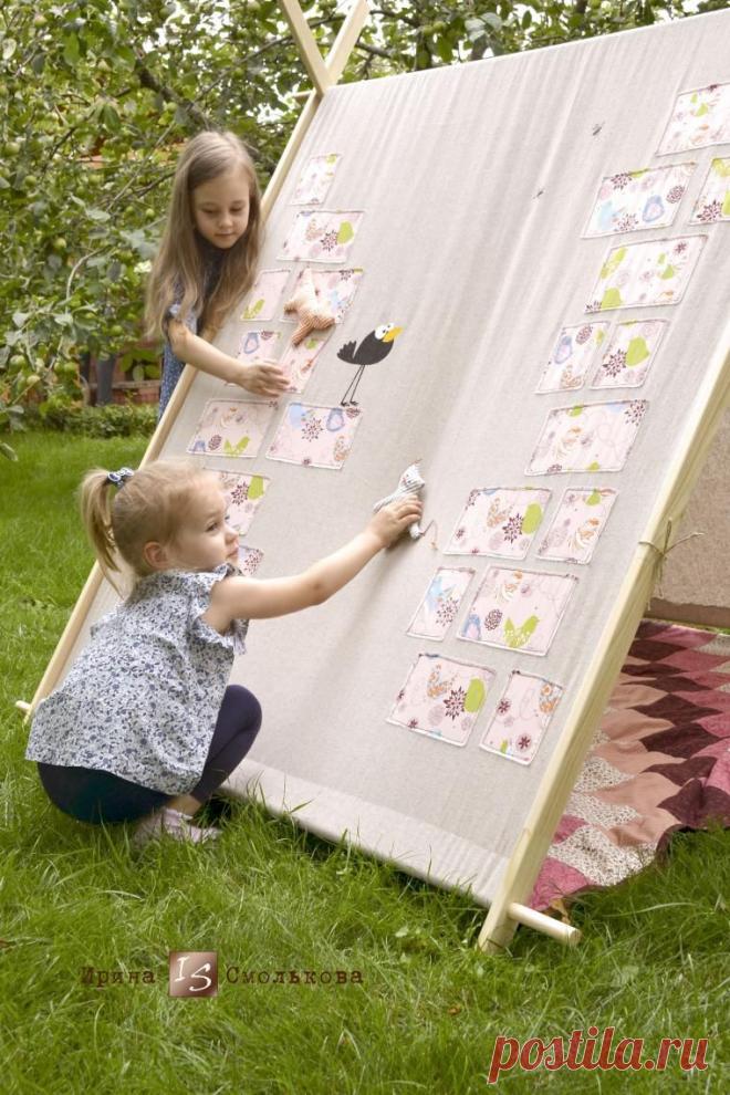 Без рук, без топоренка построена избенка! Мастер-класс по изготовлению шалаша для детских игр - Ярмарка Мастеров - ручная работа, handmade