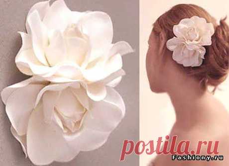 цветы из ткани - Самое интересное в блогах