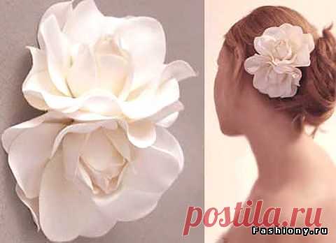 цветы из ткани - Самое интересное в блогах