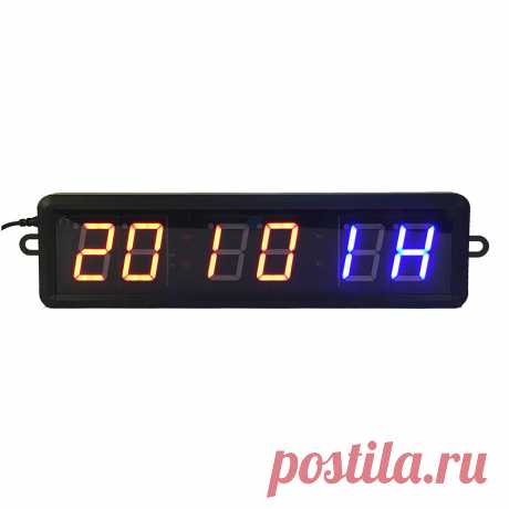 1.8'' LED Home Gym Fitness Interval Timer Stopwatch Wall Clock Remote Control - US$63.67