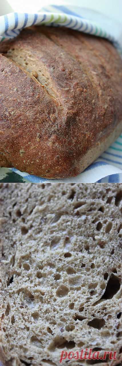 Пшеничный хлеб с солодом ( на закваске ) | Четыре вкуса