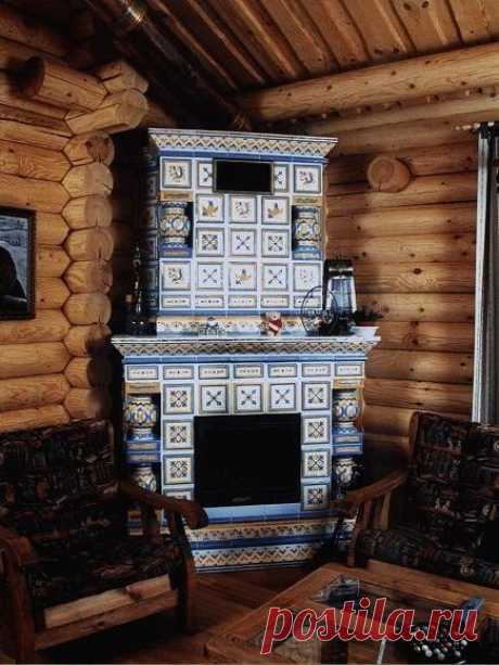 Изразцовые камины и печи