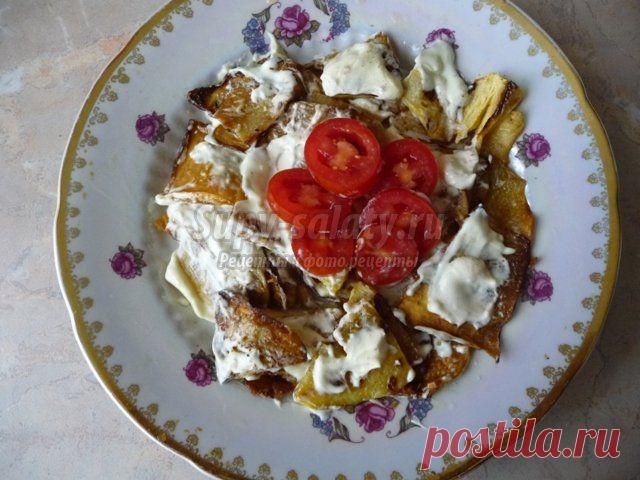 Худеем вкусно. Тыква с чесночным соусом и сыром