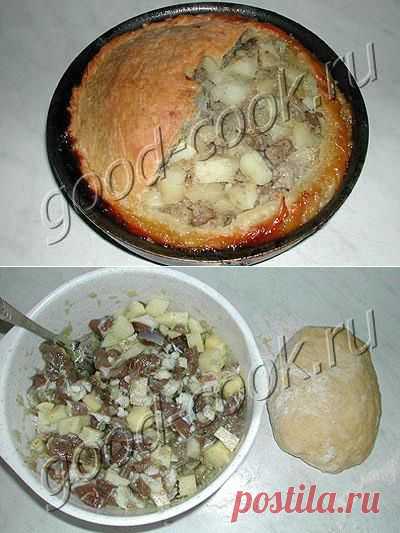 Хорошая кухня - зур бэлиш (пирог по-башкирски). Кулинарная книга рецептов. Салаты, выпечка.