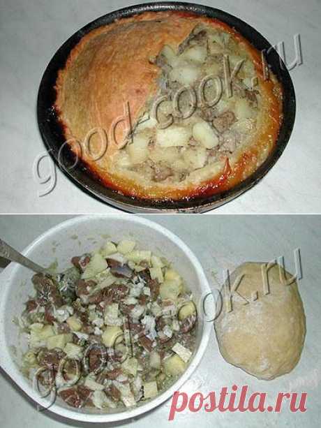 Хорошая кухня - зур бэлиш (пирог по-башкирски). Кулинарная книга рецептов. Салаты, выпечка.