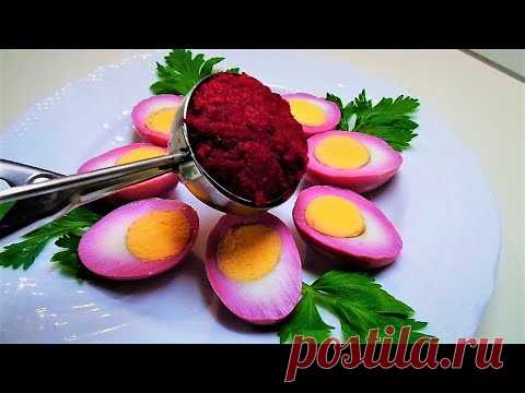 How to make Beets with Horseradish recipe and instant pot Natural Egg dye. - YouTube