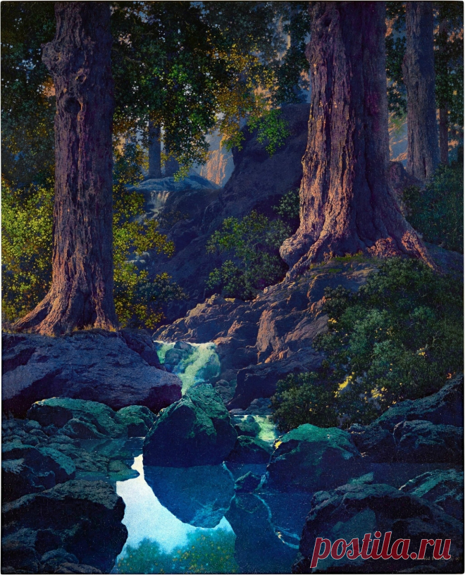 Художник Максфилд Пэрриш (Maxfield Parrish, 1870-1966)
