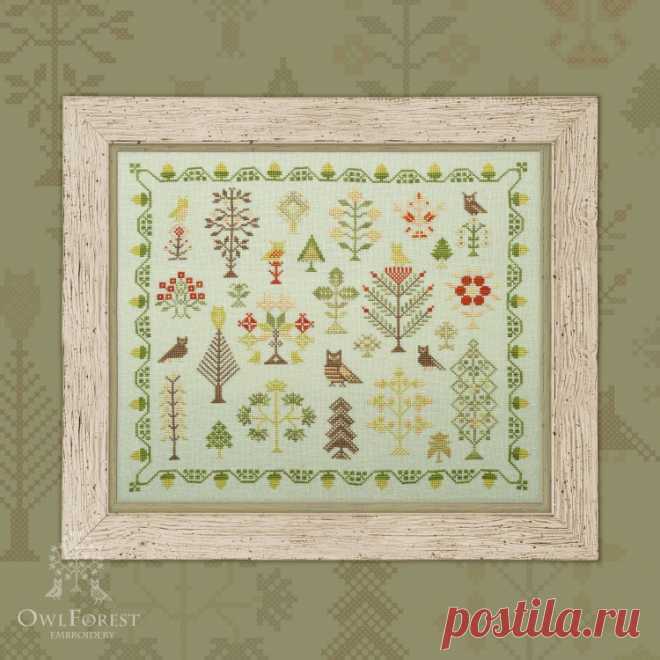 Набор для вышивания «Совиный лес» – Owlforest Embroidery