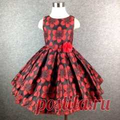 Детское платье с пышной юбкой.Размеры: детям от года до 14 лет.
выкройки