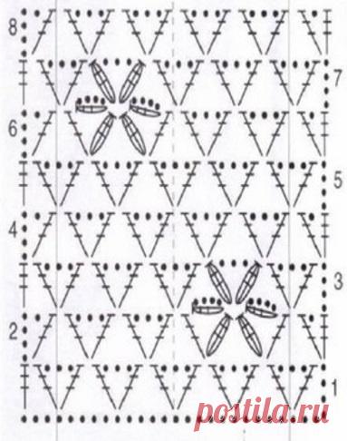 Узор для топа и сумки / Вязание