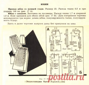 Прямая юбка со шлицей сзади. Юбка с запахом