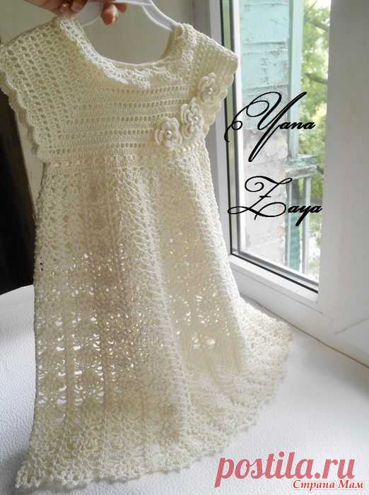 платье для девочки крючком - Самое интересное в блогах