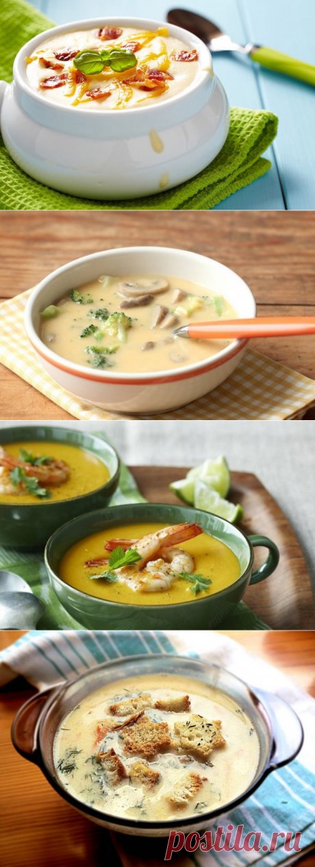 Лучшие рецепты вкусных сырных супов