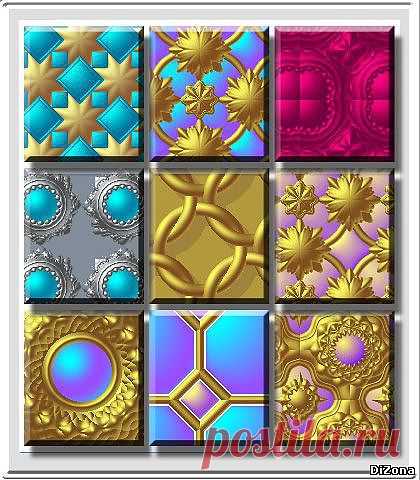 Золото и перламутр - Стили для Photoshop - 17 Марта 2010 - DiZona - все для дизайна