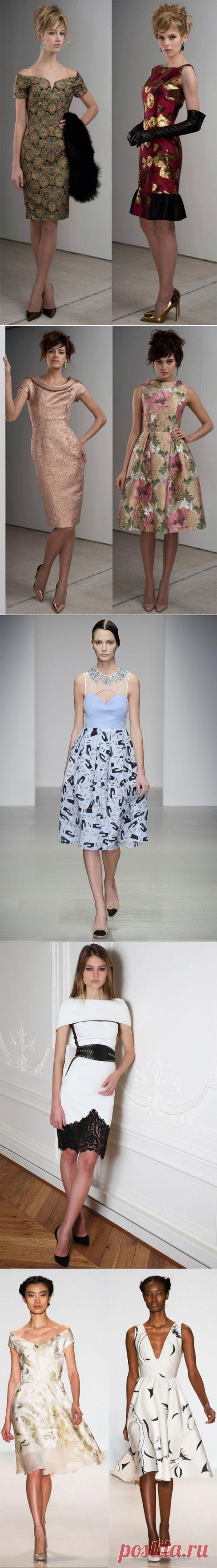 (+1) тема - Коктейльные платья осень-зима 2014-2015 | Мода