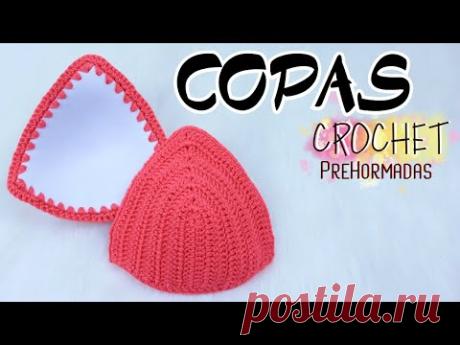 CROCHET Como Forrar Copas PreHormadas