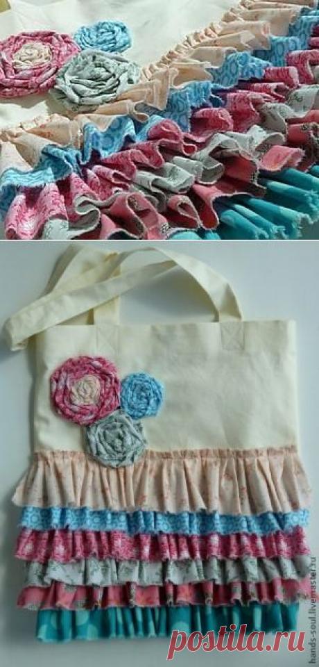 Шьем летнюю текстильную сумку &quot;Соцветие&quot; - Ярмарка Мастеров - ручная работа, handmade