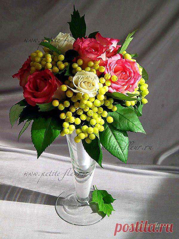 Как сделать букет к свадебному платью.