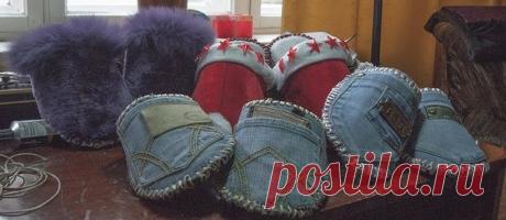 5 видов уютных тапочек своими руками с выкройками