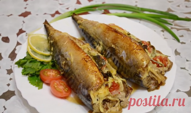 Фаршированная скумбрия - самый удачный рецепт!