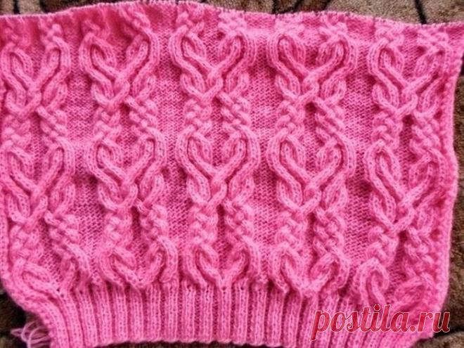 Подборка красивых узоров спицами Конкурс 