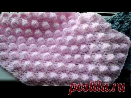 How to crochet the bobble stitch - Part 1 of 5 - Crochet Lessons