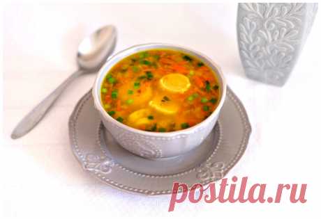 Очень сытный, вкусный, пикантный… Гороховый суп с чесночными рулетиками — Вкусные рецепты
