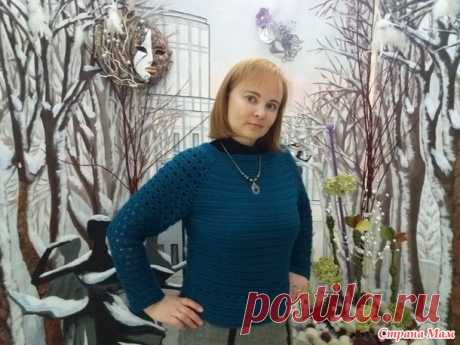 Изумрудный пуловер - Вязание - Страна Мам
