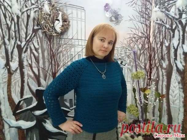 Изумрудный пуловер - Вязание - Страна Мам