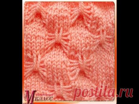 ВЯЗАНИЕ СПИЦАМИ - УЗОР БАБОЧКА| BUTTERFLY PATTERN