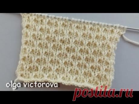 РЕЛЬЕФНЫЙ УЗОР, ЛЕГКО ЗАПОМИНАЕТСЯ, БЫСТРО ВЯЖЕТСЯ, КОМФОРТНЫЙ В НОСКЕ 855 Узоры спицами