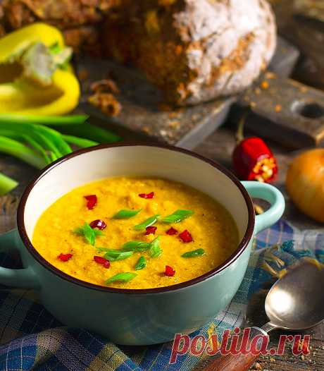 Суп из чечевицы с курицей — Кулинарные рецепты с фото