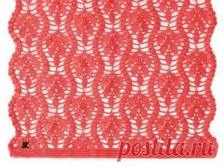 Узор для палантина крючком