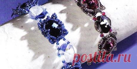 Браслет из риволи