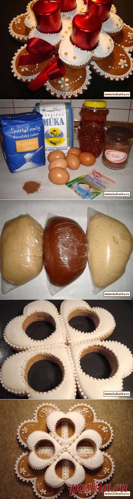 МК Пряничный подсвечник.