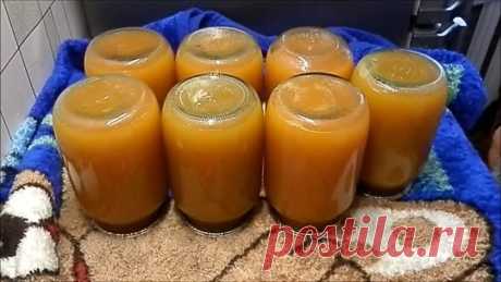 Персиковый СОК на ЗИМУ без Соковыжималки / Домашняя консервация персиков