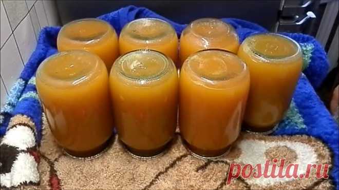 Персиковый СОК на ЗИМУ без Соковыжималки / Домашняя консервация персиков